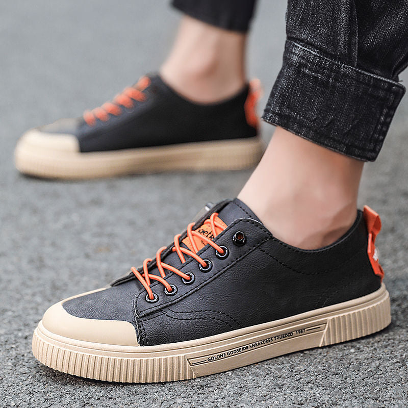 New White Shoes Men's All Match Trend Casual Shoes Sneakers