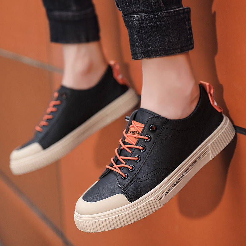 New White Shoes Men's All Match Trend Casual Shoes Sneakers