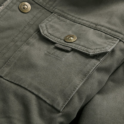 Jacket Plus Velvet Padded Winter Lapel