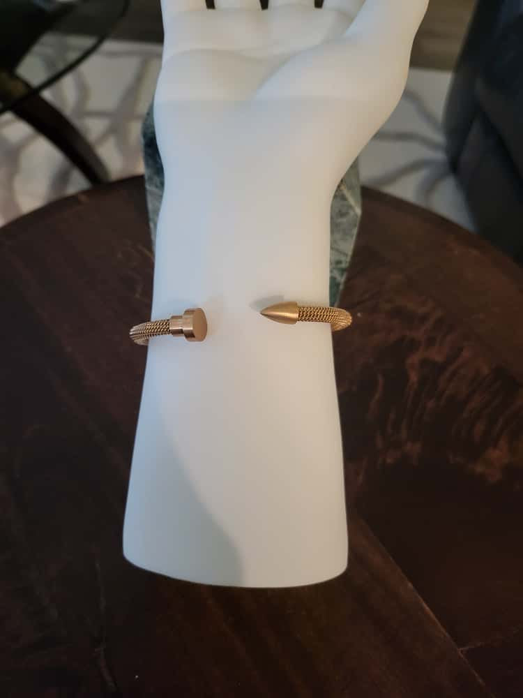 Unique steel Cuff Bracelet