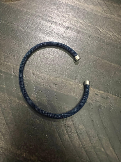 Blue Stainless Steel Bracelet