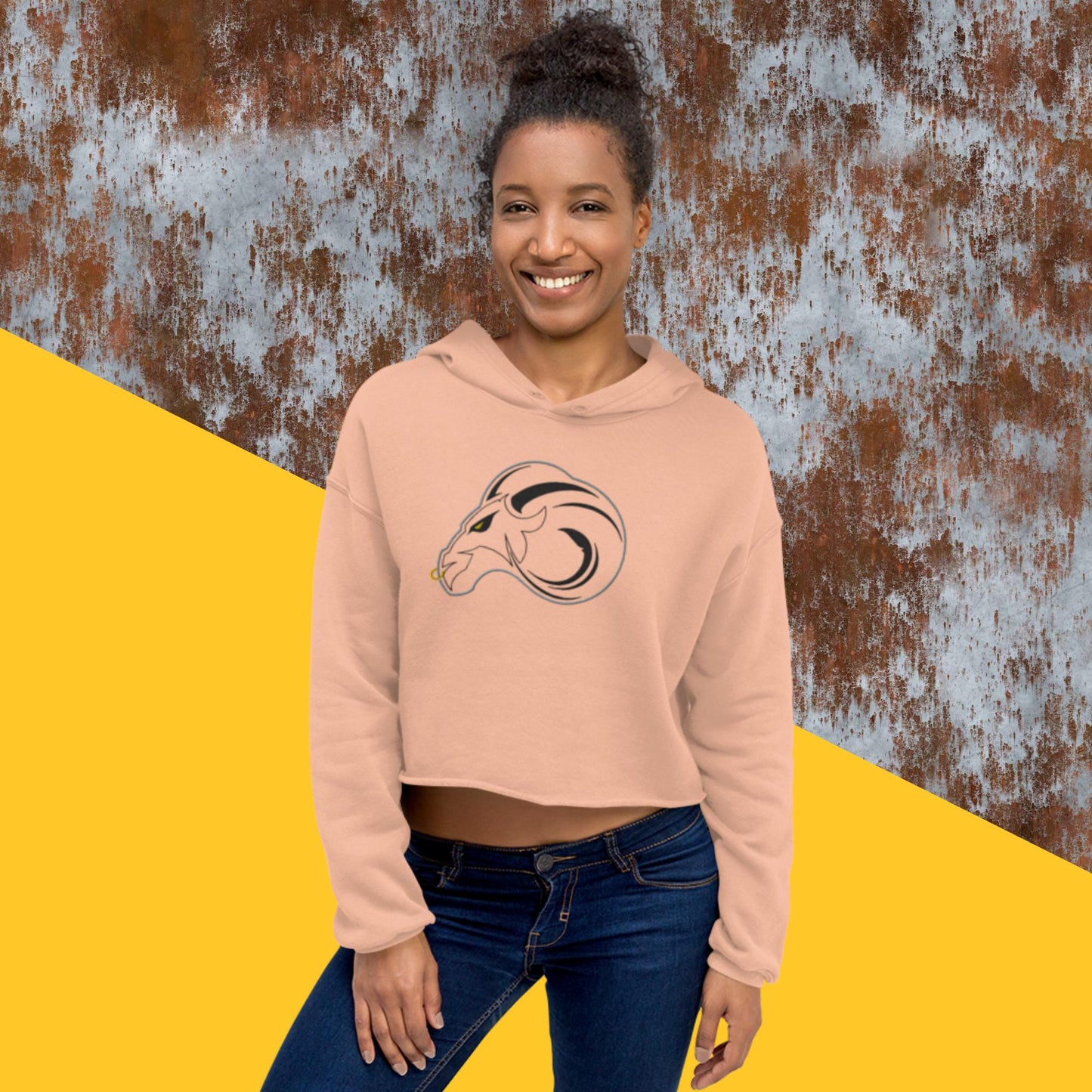 Dry Bones Crop Hoodie (Plain)